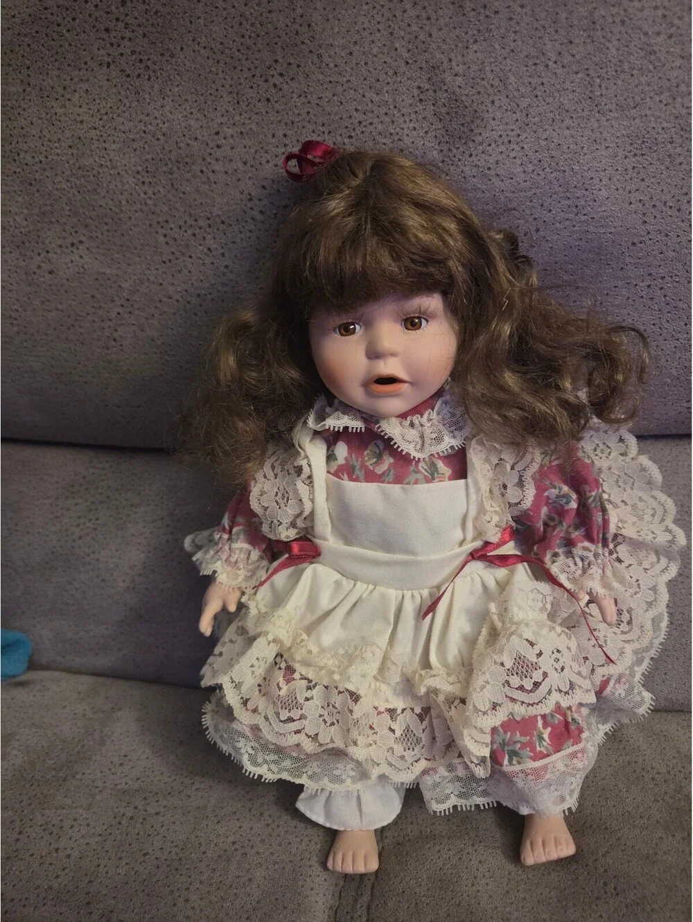 Vintage porcelain doll